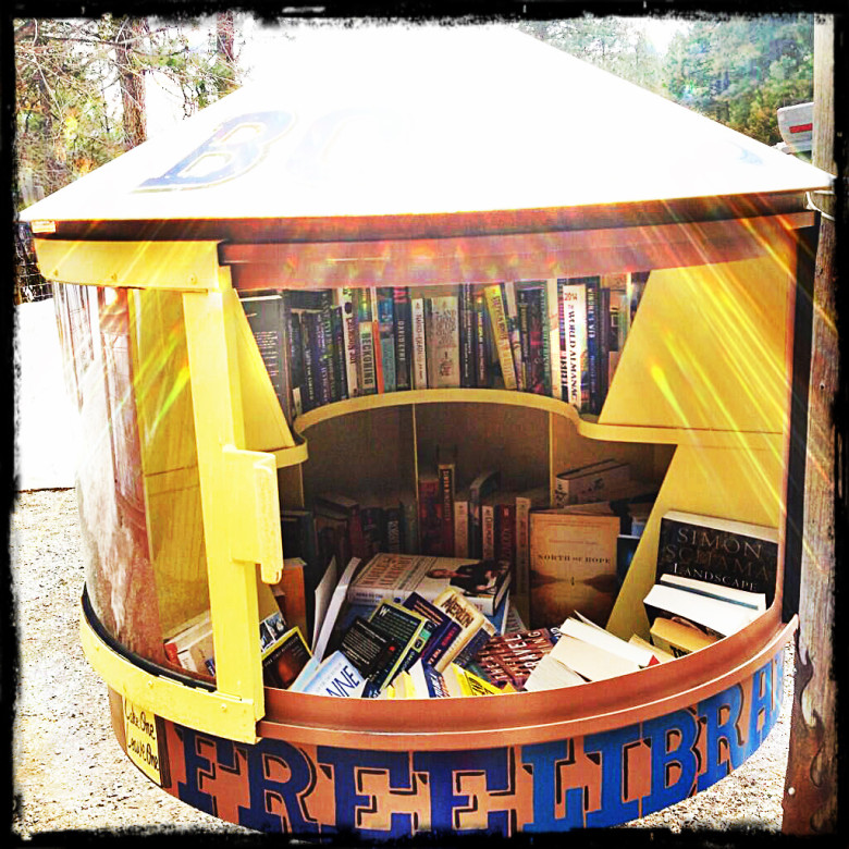 The Mazama Little ART Library is PACKED with books! Come read.