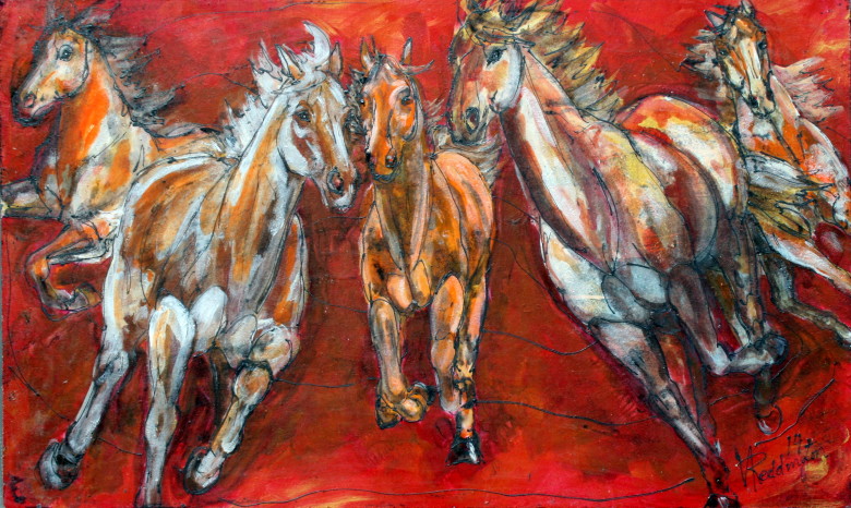 Now It's A Horse Race, by Ginger Reddington